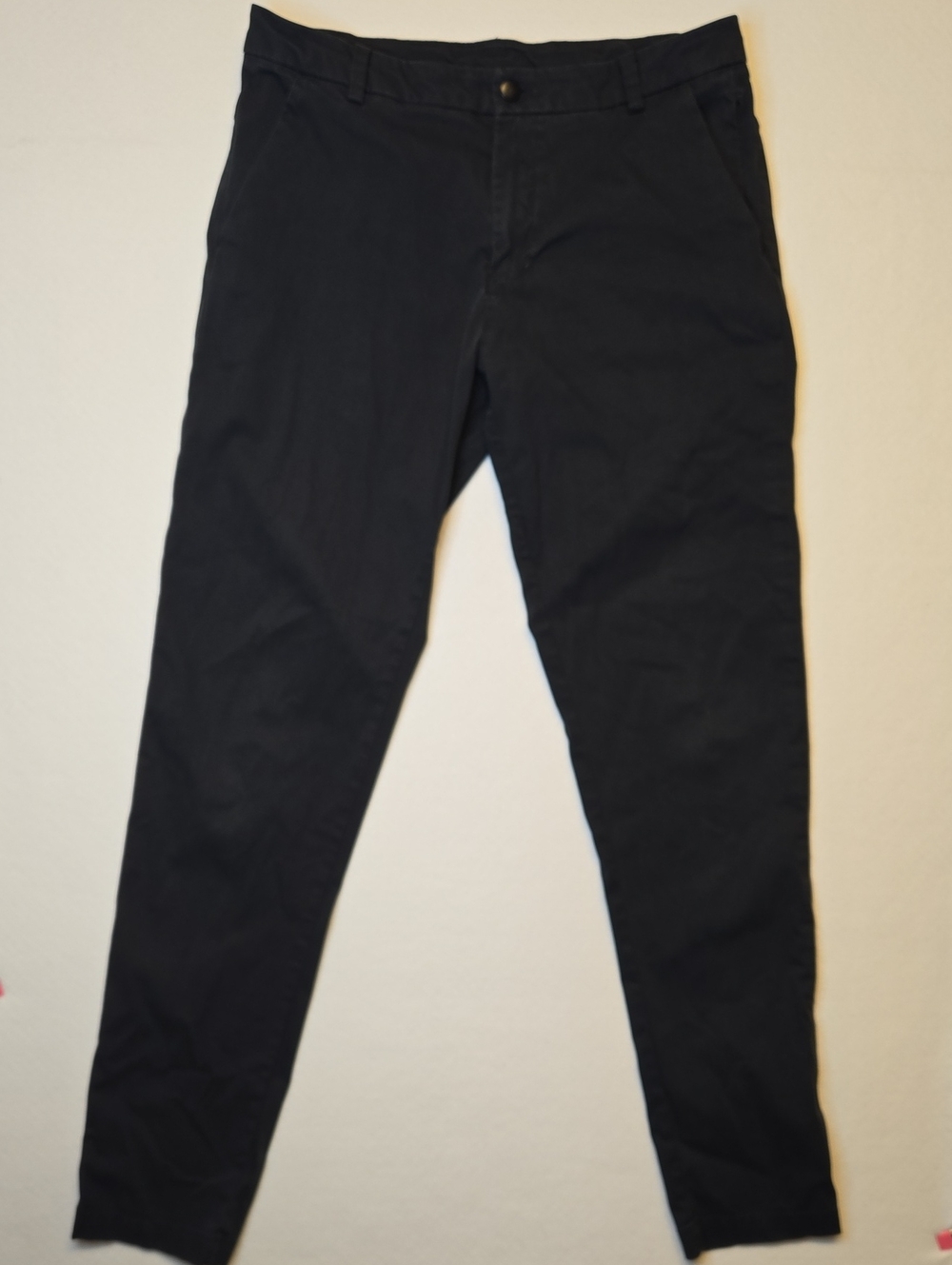 Lululemon Athletica Black Slim Tapered Fit Stretch Chino Pants